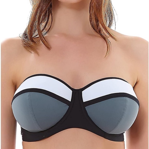 Freya Bondi Padded Bandeau Underwire‎ Bikini Top - Picture 2 of 10